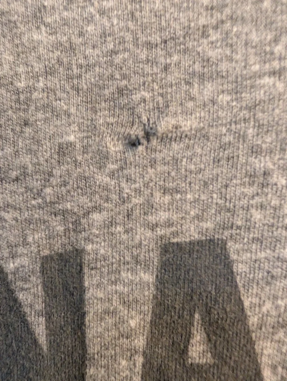 NWT Spiritual Gangster Gray 'WARRIOR' Tee *Flaw* XS